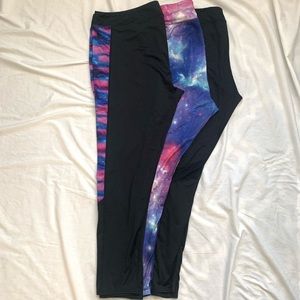 Bundle of plus size Zone Pro leggings 3X